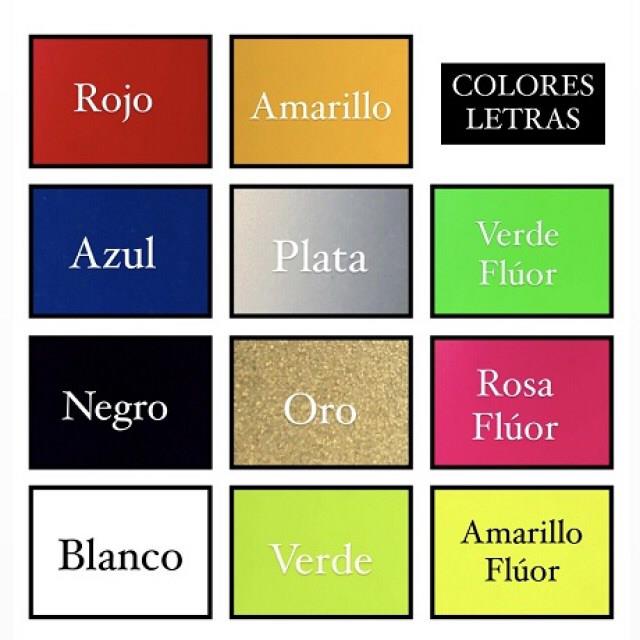 colores letras bolsas Andrés Suárez personalizadas