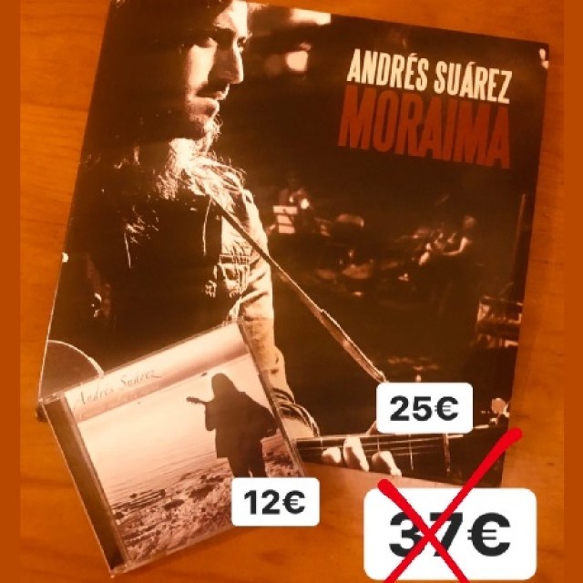 Pack vinilo y CD de Andrés Suárez